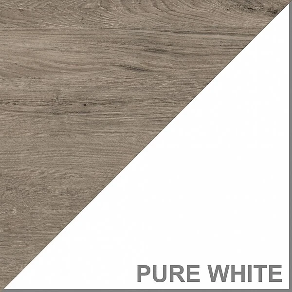 Bush Furniture Key West 47" X 16" Console Table With Drawers And Shelves, Shiplap Gray/Pure White (KWT248G2W-03) - Image 4