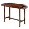 Winsome Wood Kitchen Island Table With 2-Drawers, Antique Walnut