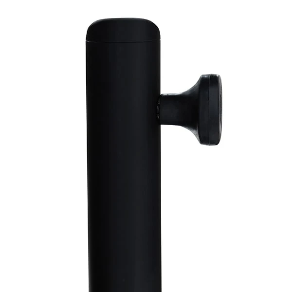 Regency Seating Kobe 42" Round Breakroom Table- Beige & 4 'M' Stack Chairs- Blue - Image 2