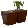 Winsome Mesa 18" X 18 1/2" X 18 1/2" Wood Storage Cube Or End Table, Brown