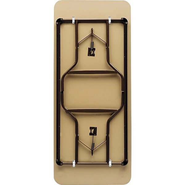 Iceberg® Premium Wood Laminate Folding Tables, 60x18", Mahogany - Image 2