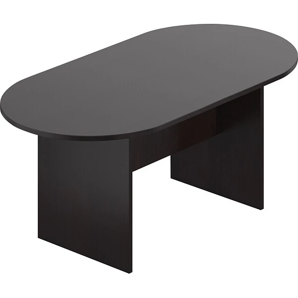 Offices To Go® 71" Wide Racetrack Conference Table, American Espresso, 29 1/2"H X 71"W X 36"D