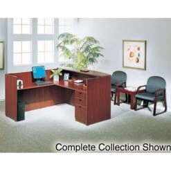 Boss® Laminate Collection In Mahogany Finish; Conference Table, 95"Wx43"D