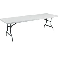 Quill Brand® Folding Table, 96"L X 29"W, Granite (79133)