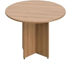 Offices To Go Superior Laminate 42" Round Table, Autumn Walnut (TDSL42R-AWL)