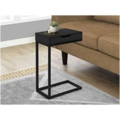 Monarch Specialties Inc. 16" X 10.25" Accent Table, Black (I 3600)