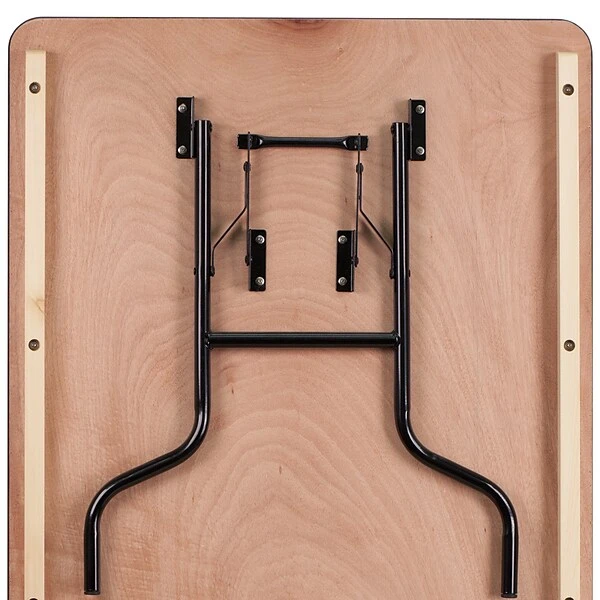 Flash Furniture 36''x72'' Rectangular Wood Folding Banquet Table W/Clear-Coat Finished Top (XA3672P) - Image 4