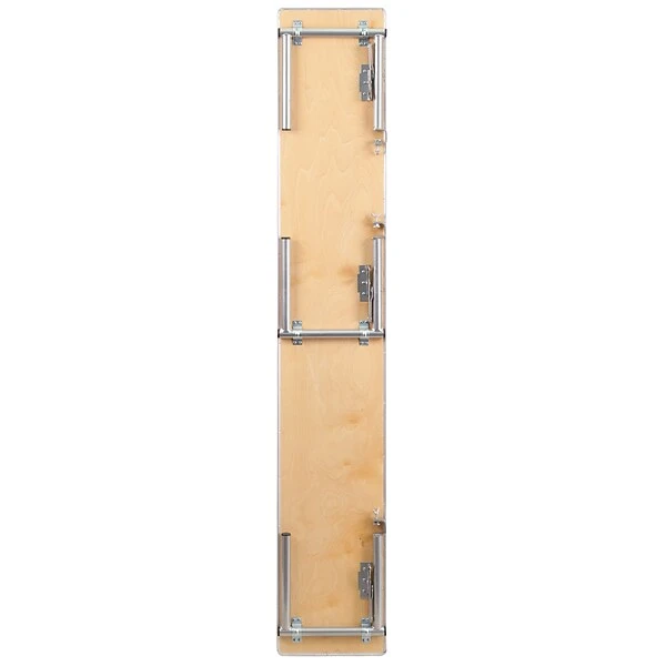 Flash Furniture 72'' X 12'' X 12'' Bar Top Riser, Birchwood With Silver Legs (XA72RS) - Image 7