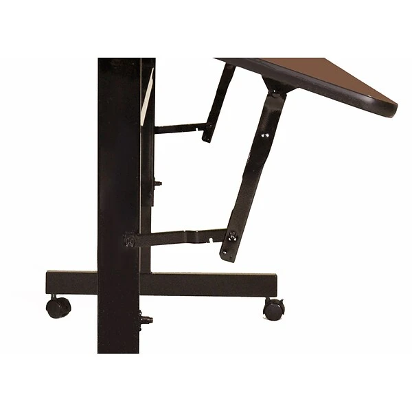 Correll Training Room Table, 72"L X 24"W, Walnut (FT2472MA-01) - Image 2