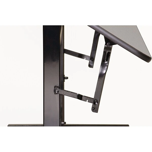 Correll 24"W X 60"L Melamine Top Adjustable Training Table Gray Granite (FT2460MA-15) - Image 2