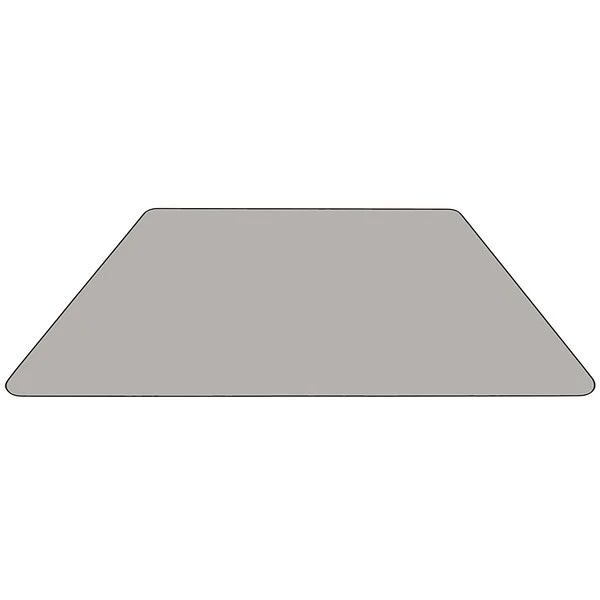 Flash Furniture Trapezoid Activity Table, Gray (XUA3060TRAPGYTA) - Image 3