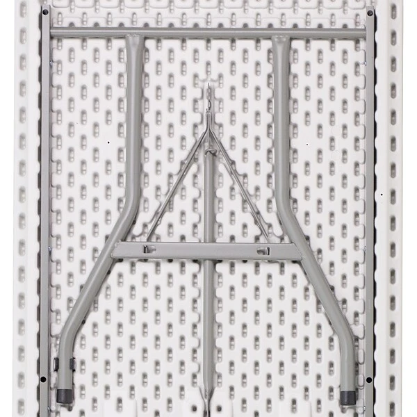 Flash Furniture 29"H X 96"L X 30"D Granite Plastic Folding Table, White - Image 7