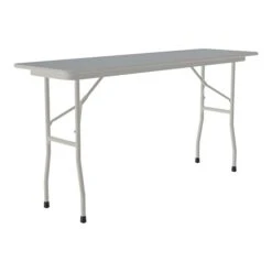 Correll Folding Table, 72" X 18", Gray (CF1872TF-15)