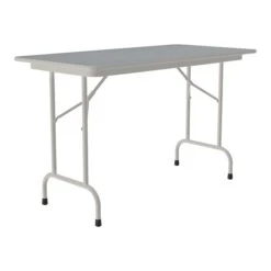 Correll Folding Table, 48" X 24", Gray (CF2448TF-15)