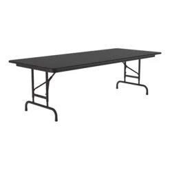Correll Folding Table, 96" X 30", Black (CFA3096TF-07)