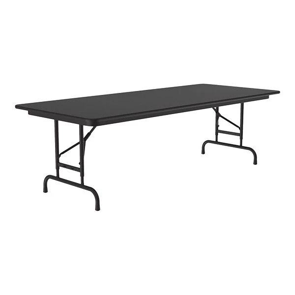 Correll Folding Table, 96" X 30", Black (CFA3096TF-07)
