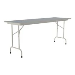 Correll Folding Table, 72" X 24", Gray (CF2472TF-15)