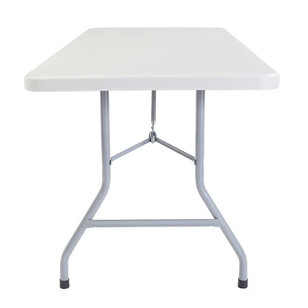 NPS® Heavy Duty Folding Table, 30 X 72, Speckled Gray (BT30721)