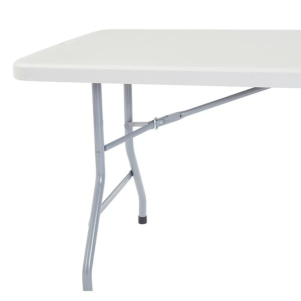 NPS® Heavy Duty Folding Table, 30 X 72, Speckled Gray (BT30721) - Image 2