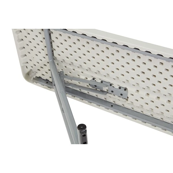 NPS® Heavy Duty Seminar Folding Table, 18 X 72, Speckled Gray (BT1872)