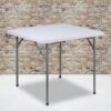 Flash Furniture 34'' Square Plastic Folding Table (RB3434)