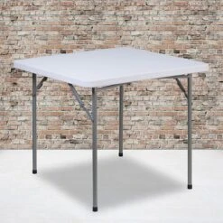 Flash Furniture 34'' Square Plastic Folding Table (RB3434)
