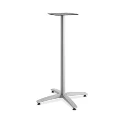 HON Between X-Base, Standing Height, For 30" And 36" Tops, Textured Silver Finish, (HONBTX42SPR8)