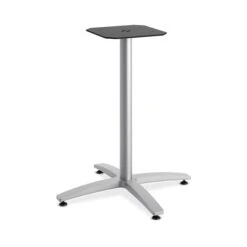HON Between X-Base, Seated Height, For 30" And 36" Tops, Textured Silver Finish, (HONBTX30SPR8)