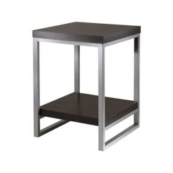 Winsome Jared 18"W X 18"D End Table, Espresso (93418)