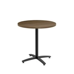 Union & Scale™ Workplace2.0™ Multipurpose 30" Round Pinnacle Laminate Seated Height Black Base Table (54813)