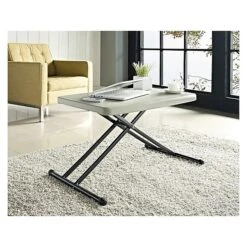 Quill Brand® Personal Folding Table, 25.5"L X 17.8"W, Gray (79143)