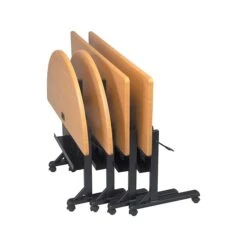 Balt Flipper Training Room Table, 24"D X 60"W, Teak (89775M)