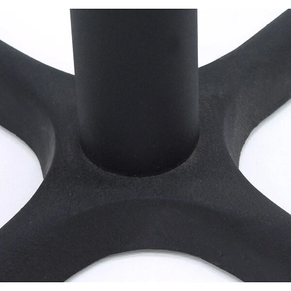 Regency Cain 48" Round Breakroom Table- Maple & 4 Restaurant Stack Chairs- Black