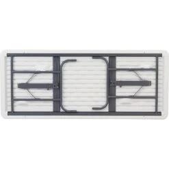 ICEBERG IndestrucTable TOO 600S Folding Table, 72" X 30", Platinum (65323)