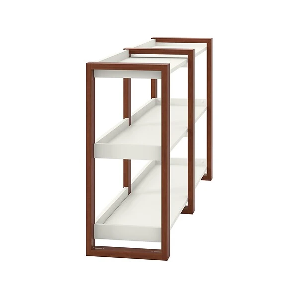 Kathy Ireland® Home By Bush Furniture Voss 60"W X 13.7"D Console Table, Cotton White/Serene Cherry (OSS160WC2-03) - Image 4