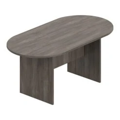 Offices To Go Superior 71" Racetrack Conference Table, Artisan Gray (TDSL7136RSAGL)